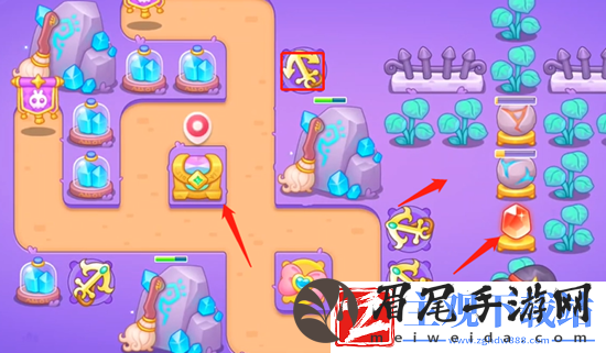 保卫萝卜4阿波与魔法宝藏第92关通关攻略
