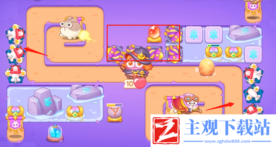 保卫萝卜4阿波与魔法宝藏第94关通关攻略