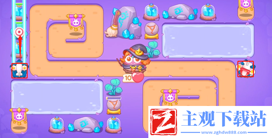 保卫萝卜4阿波与魔法宝藏第94关通关攻略