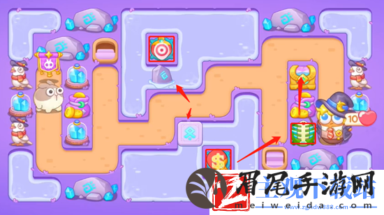 保卫萝卜4阿波与魔法宝藏第49关通关方法是什么-保卫萝卜4阿波与魔法宝藏第49关通关方法讲解