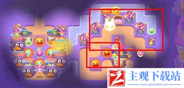 保卫萝卜4阿波与魔法宝藏106关通关攻略