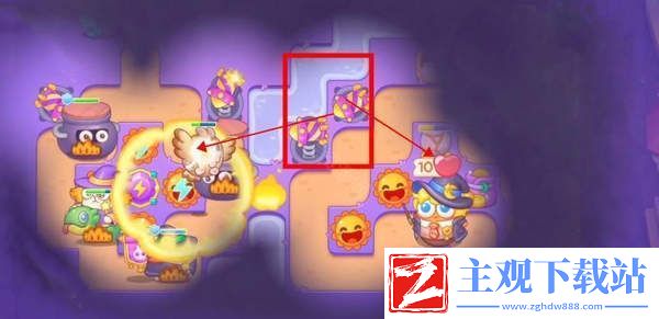 保卫萝卜4阿波与魔法宝藏106关通关攻略