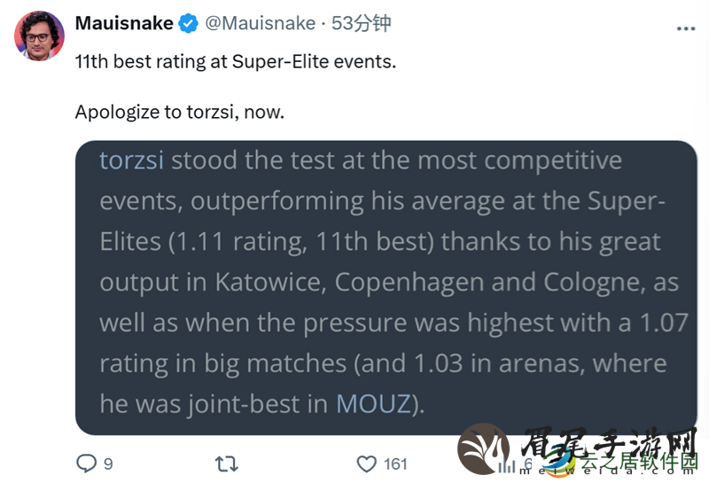 torzsi获选今年Top20-社区反应一览