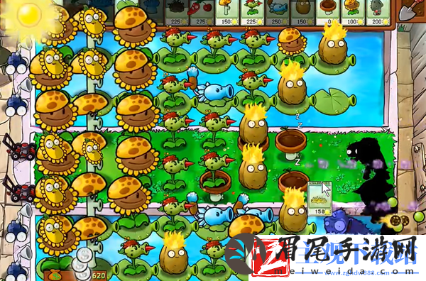 植物大战僵尸杂交版冒险15关怎么过