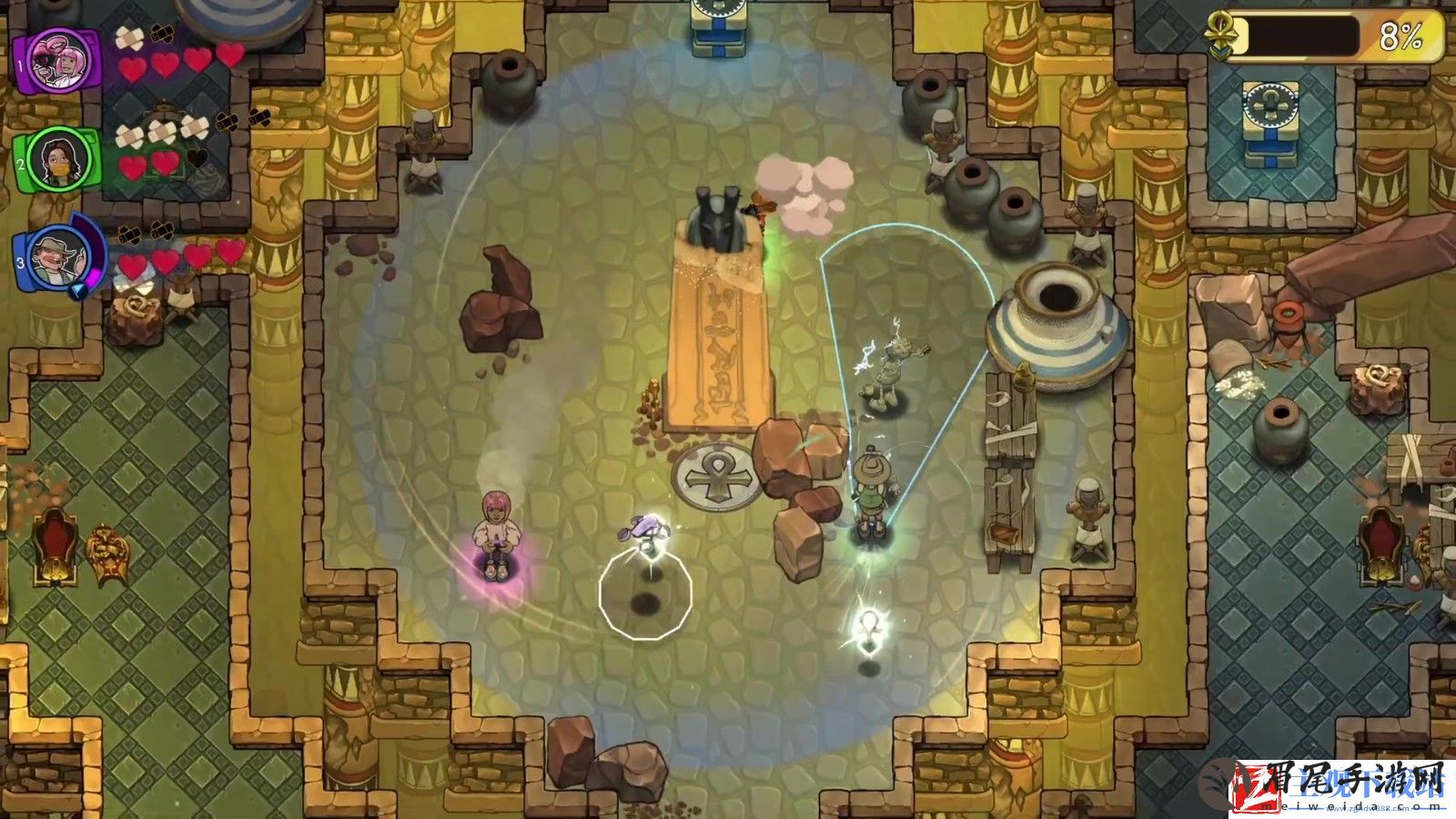 合作动作冒险游戏逃离木乃伊今秋登陆PS5/PC