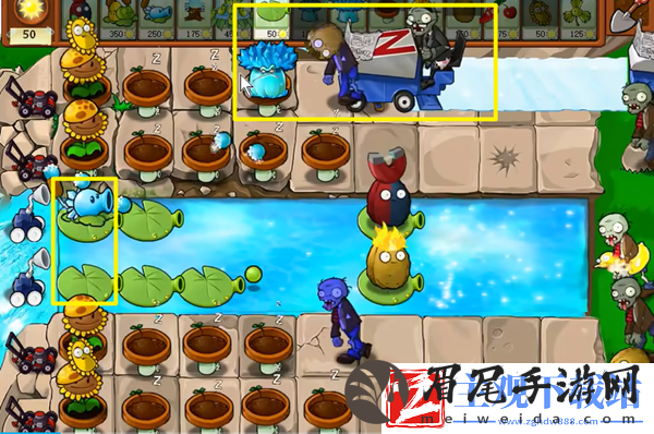 植物大战僵尸杂交版冒险23关怎么过
