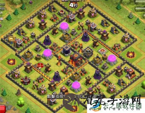 部落冲突10本最强布阵高清图2022 部落冲突10本最强布阵推荐