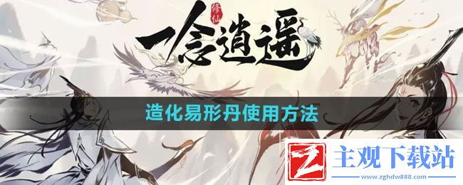 一念逍遥造化易形丹如何使用