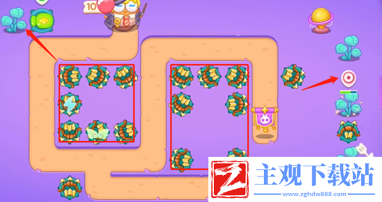 保卫萝卜4阿波与魔法宝藏第81关通关攻略