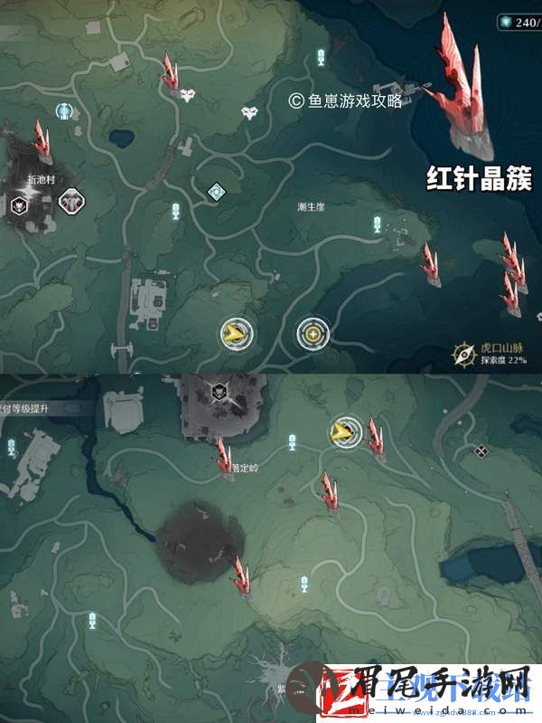鸣潮矿石采集全位置分布图