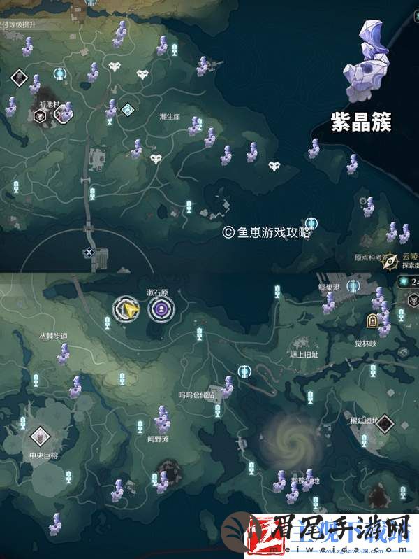 鸣潮矿石采集全位置分布图