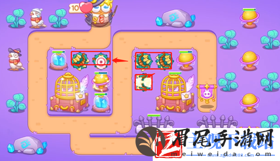 保卫萝卜4阿波与魔法宝藏第81关通关攻略