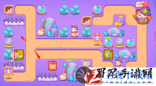 保卫萝卜4阿波与魔法宝藏第85关通关攻略