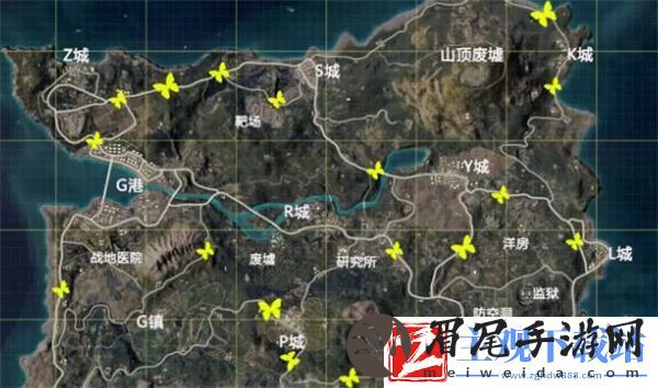 和平精英滑翔机刷新点