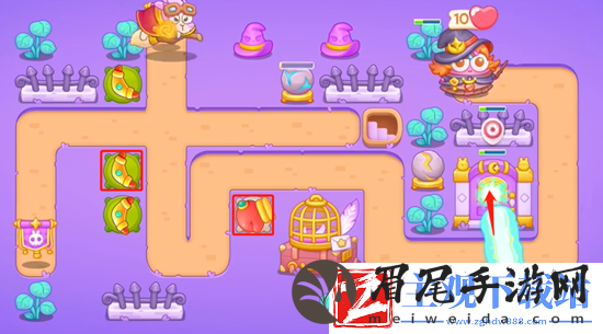 保卫萝卜4阿波与魔法宝藏第77关通关攻略
