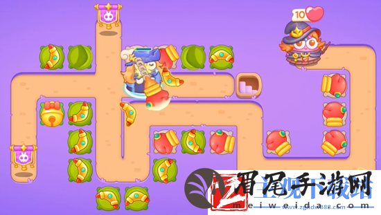 保卫萝卜4阿波与魔法宝藏第77关通关攻略