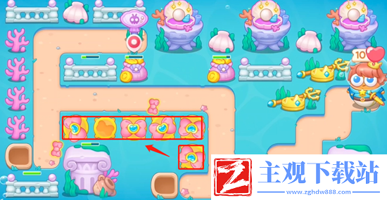 保卫萝卜4嗨钓度假岛第2关通关攻略