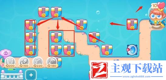 保卫萝卜4嗨钓度假岛第1关怎么过
