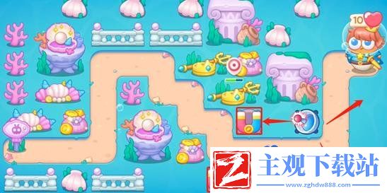 保卫萝卜4嗨钓度假岛第1关怎么过