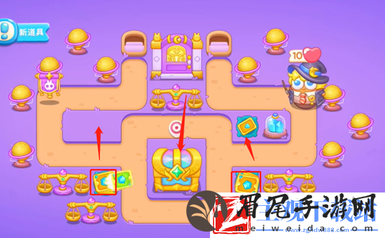 保卫萝卜4阿波与魔法宝藏第50关通关攻略