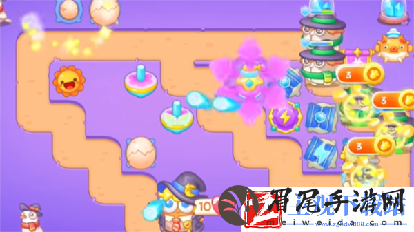 保卫萝卜4阿波与魔法宝藏第46关怎么过