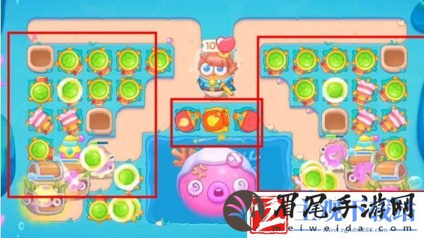 保卫萝卜4嗨钓度假岛第14关怎么过