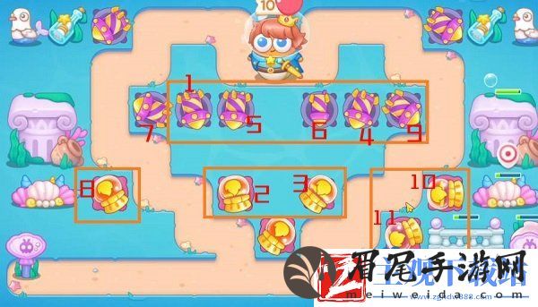保卫萝卜4嗨钓度假岛第6关怎么过