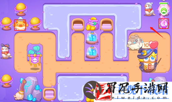 保卫萝卜4阿波与魔法宝藏第52关通关攻略
