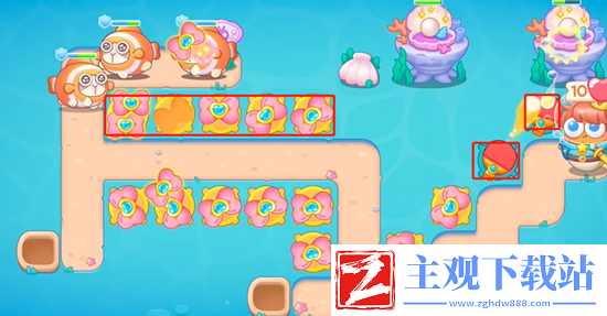 保卫萝卜4嗨钓度假岛第2关通关攻略