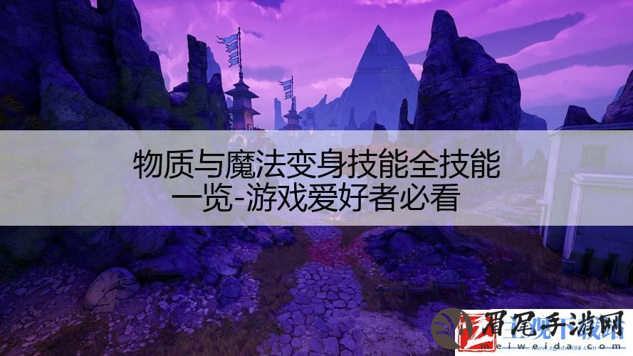 物质与魔法变身技能全技能一览