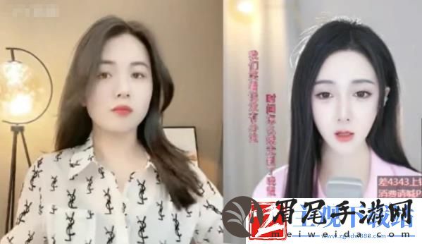YY女主播宝宝韩直播翻车掉美颜