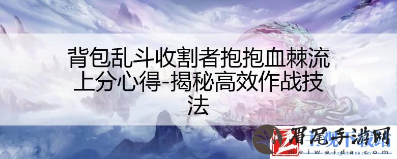 背包乱斗收割者抱抱血棘流上分心得