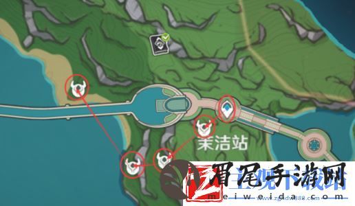 原神泡泡桔采集路线一览