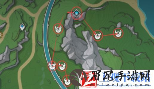 原神泡泡桔采集路线一览