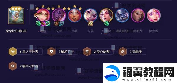 云顶之弈星守阵容推荐