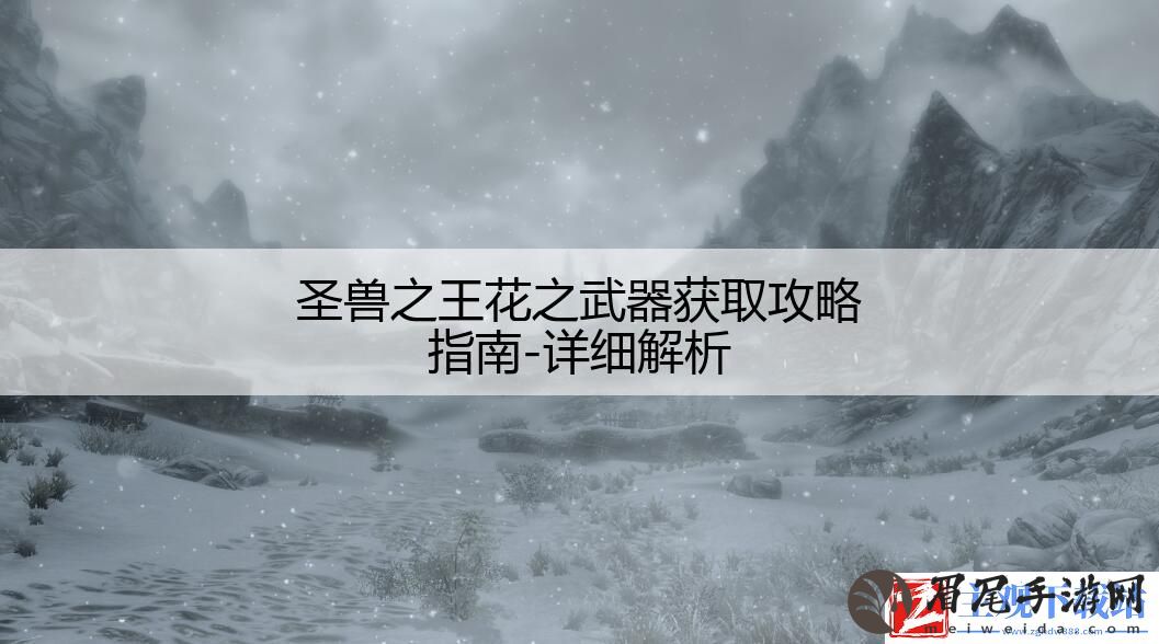 圣兽之王花之武器获取攻略指南