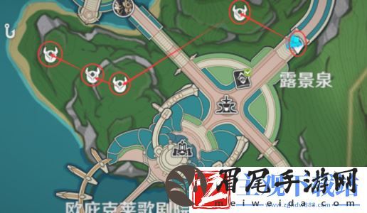 原神泡泡桔采集路线一览