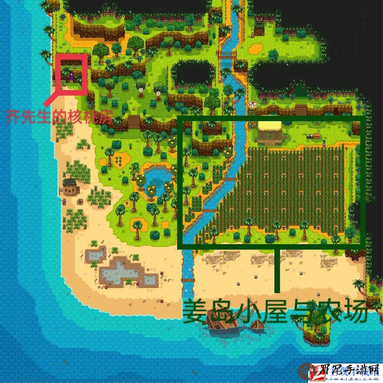 星露谷物语如何进入姜岛