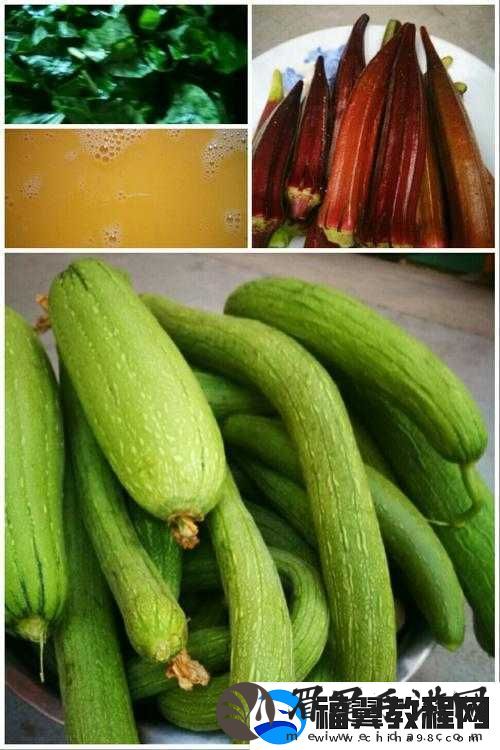 香蕉菠萝水蜜桃黄瓜丝瓜秋葵：多种蔬果的奇妙组合