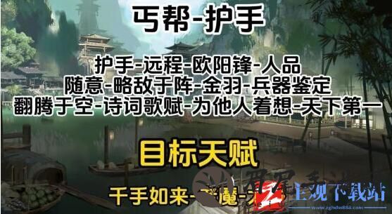 射雕全门派职业天赋推荐