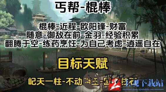 射雕全门派职业天赋推荐