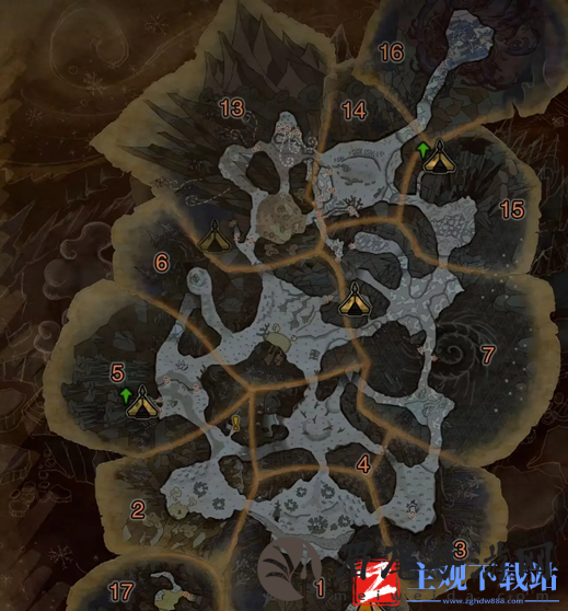怪物猎人世界营地位置攻略