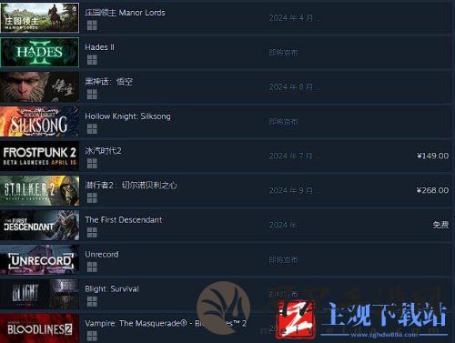 《庄园领主》登Steam愿望单榜第一！4月26日即将推出
