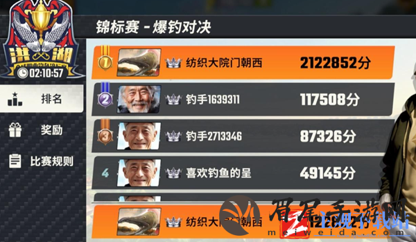 欢乐钓鱼大师锦标赛奖励有哪些