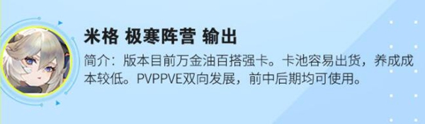 《零之战线》角色排行一览