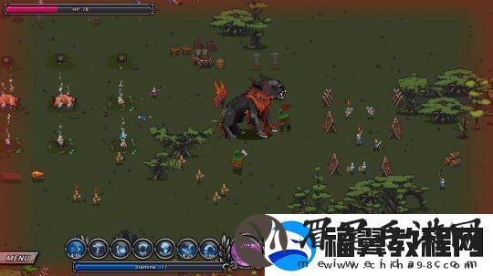 全新清版动作肉鸽游戏怪兽快跑试玩版现已在Steam平台上线