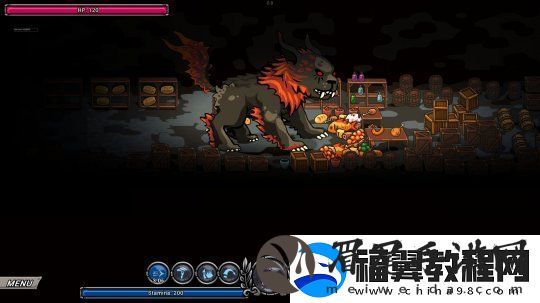 全新清版动作肉鸽游戏怪兽快跑试玩版现已在Steam平台上线