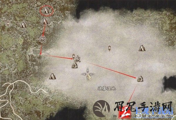 《龙之信条2》迷雾湿地外围狮鹫巢穴位置 狮鹫巢穴在哪？