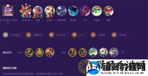 云顶之弈s8幻灵女枪阵容搭配攻略