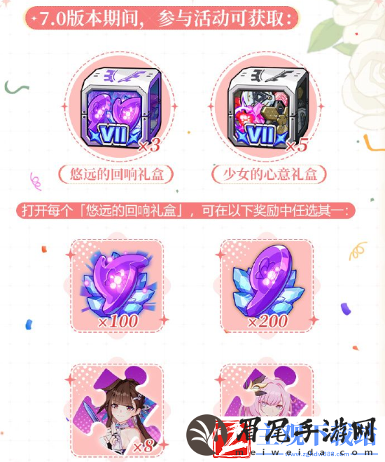 崩坏3七周年自选补给一览